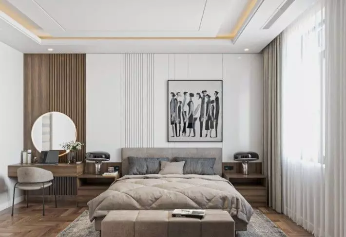 Bedroom Interior Model 3D model_0