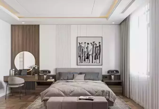 Bedroom Interior Model 3D model Bedroom Interior Model 3D model