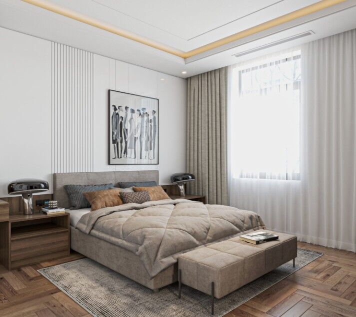 Bedroom Interior Model 3D model_25