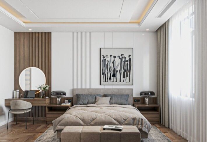 Bedroom Interior Model 3D model_13