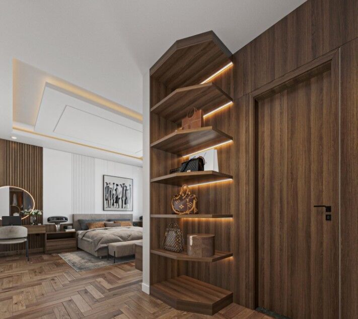 Bedroom Interior Model 3D model_10