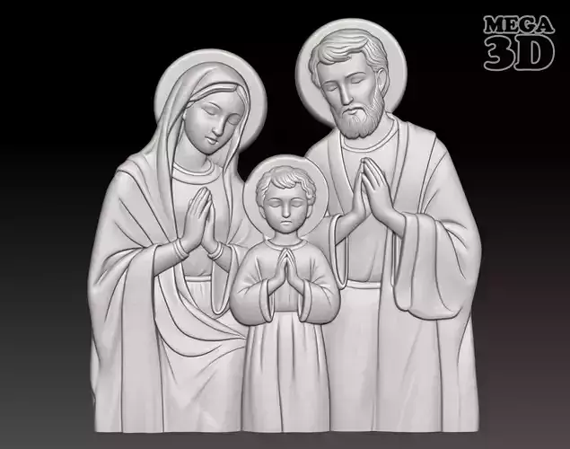 Holy Family praying together 1 - 250604