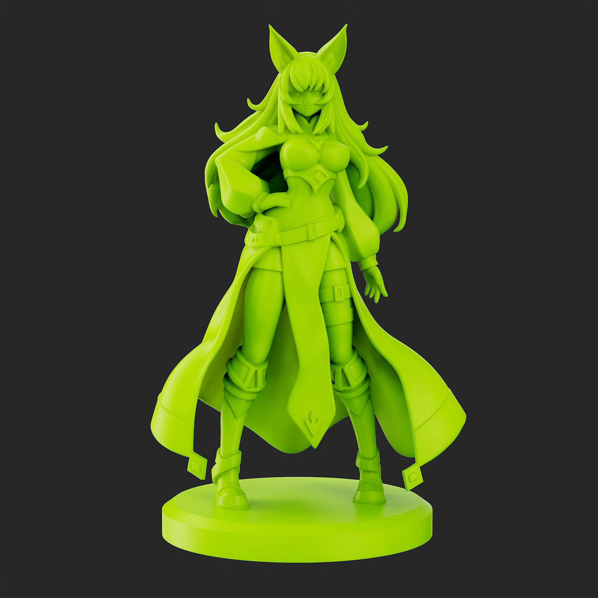 ANIME GIRL 3D print model_2