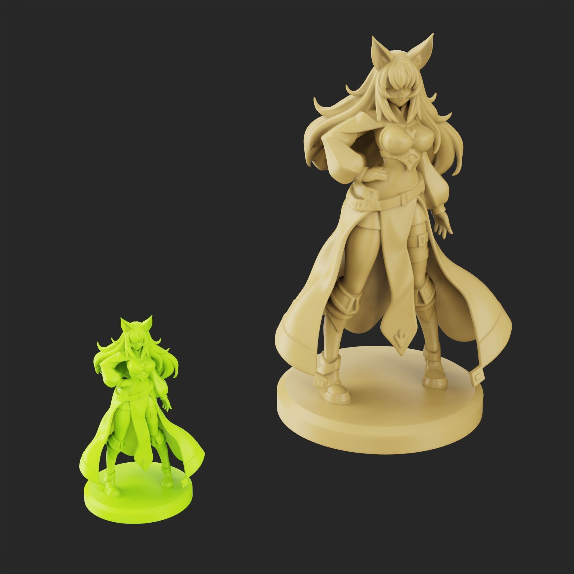 ANIME GIRL 3D print model_1