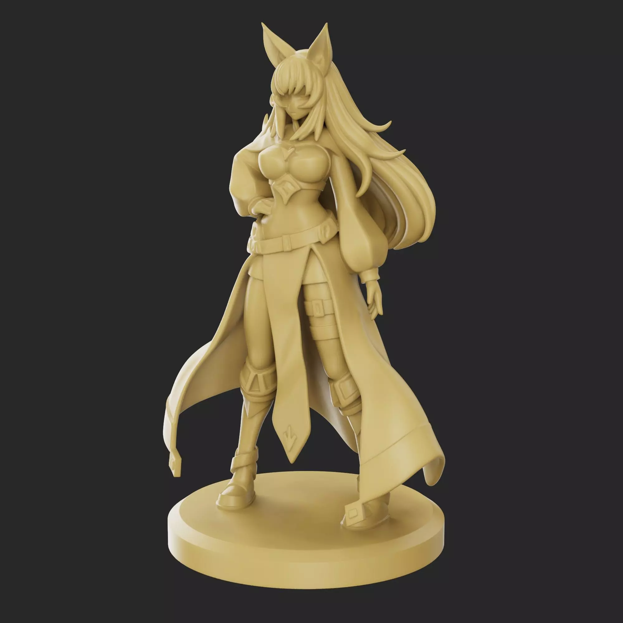 ANIME GIRL 3D print model_0