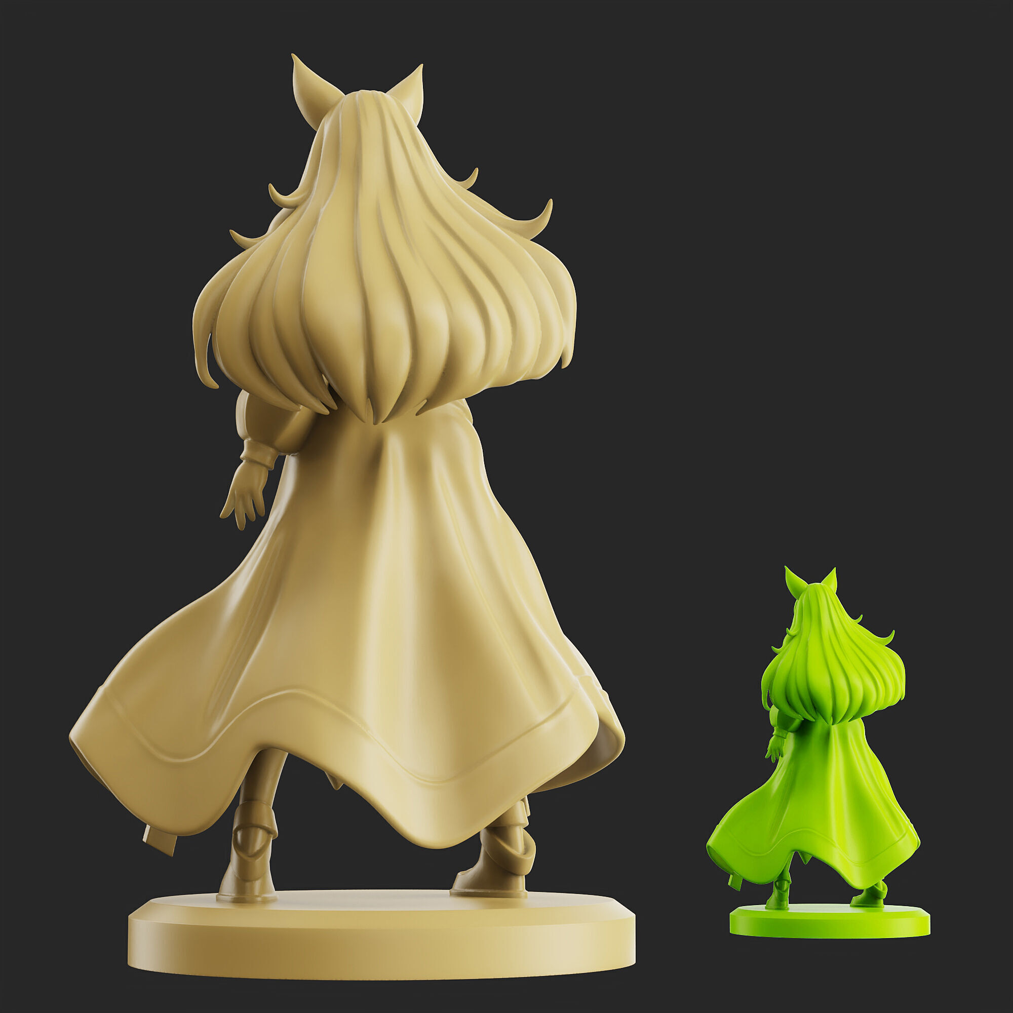 ANIME GIRL 3D print model_6