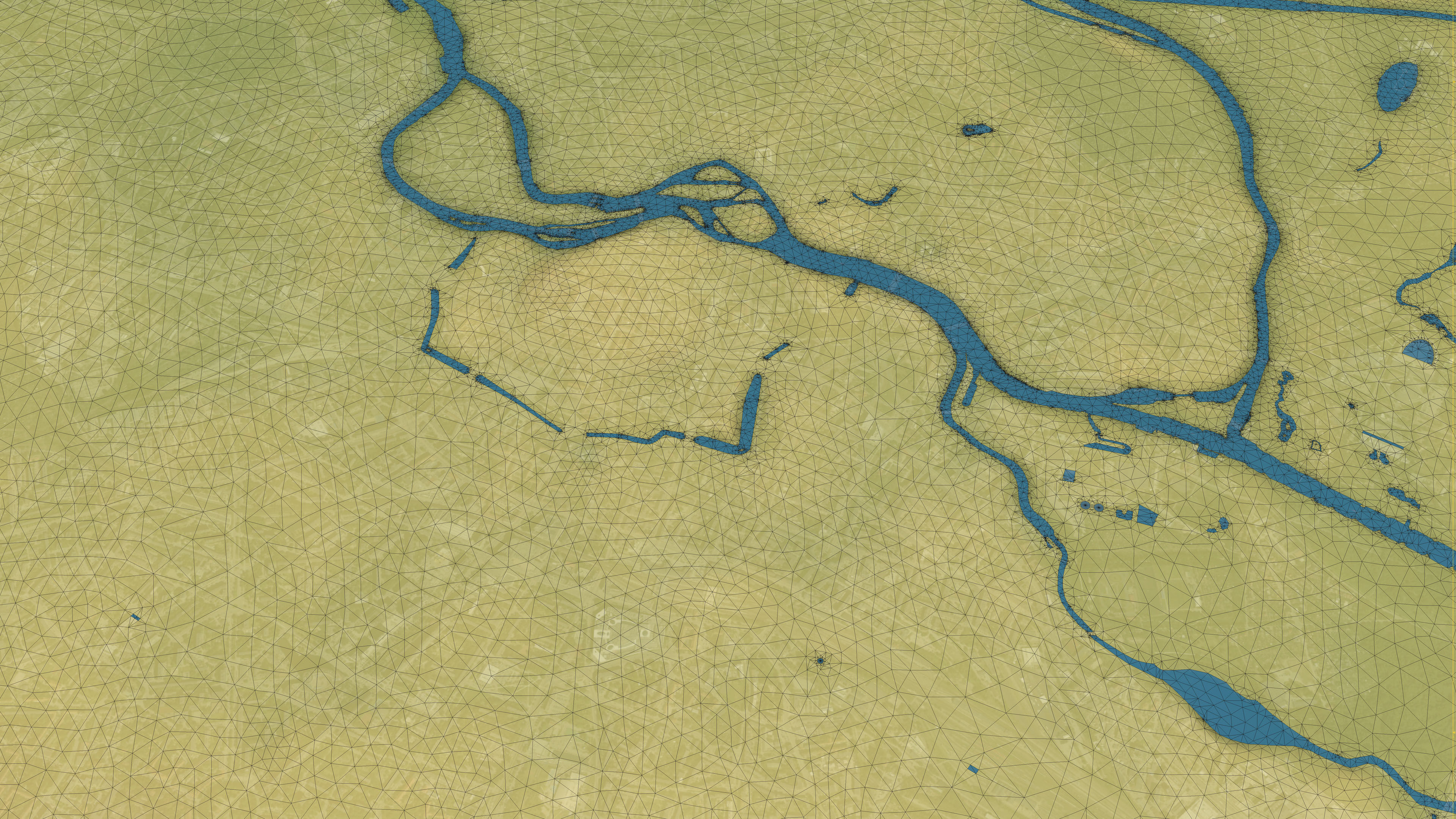 Wroclaw - Topography Terrain Low-poly 3D model_23