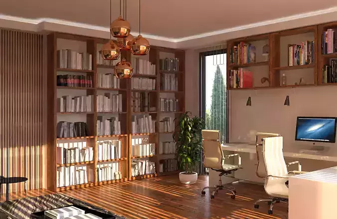 Modern Study Room