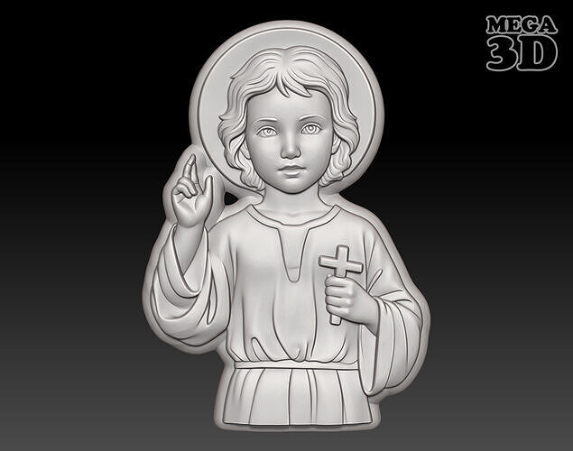 Jesus as a child - 250604 3D print model