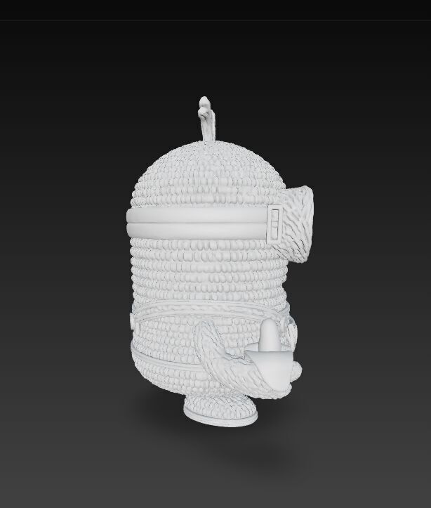 Minion Bob Knit Figure Banana Hero 3D model_21