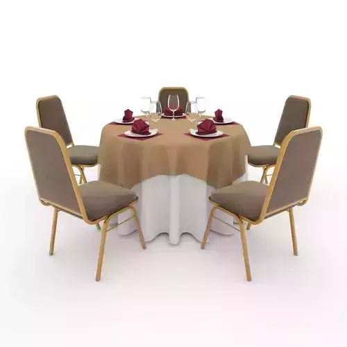 Banquet Table and Chair 08