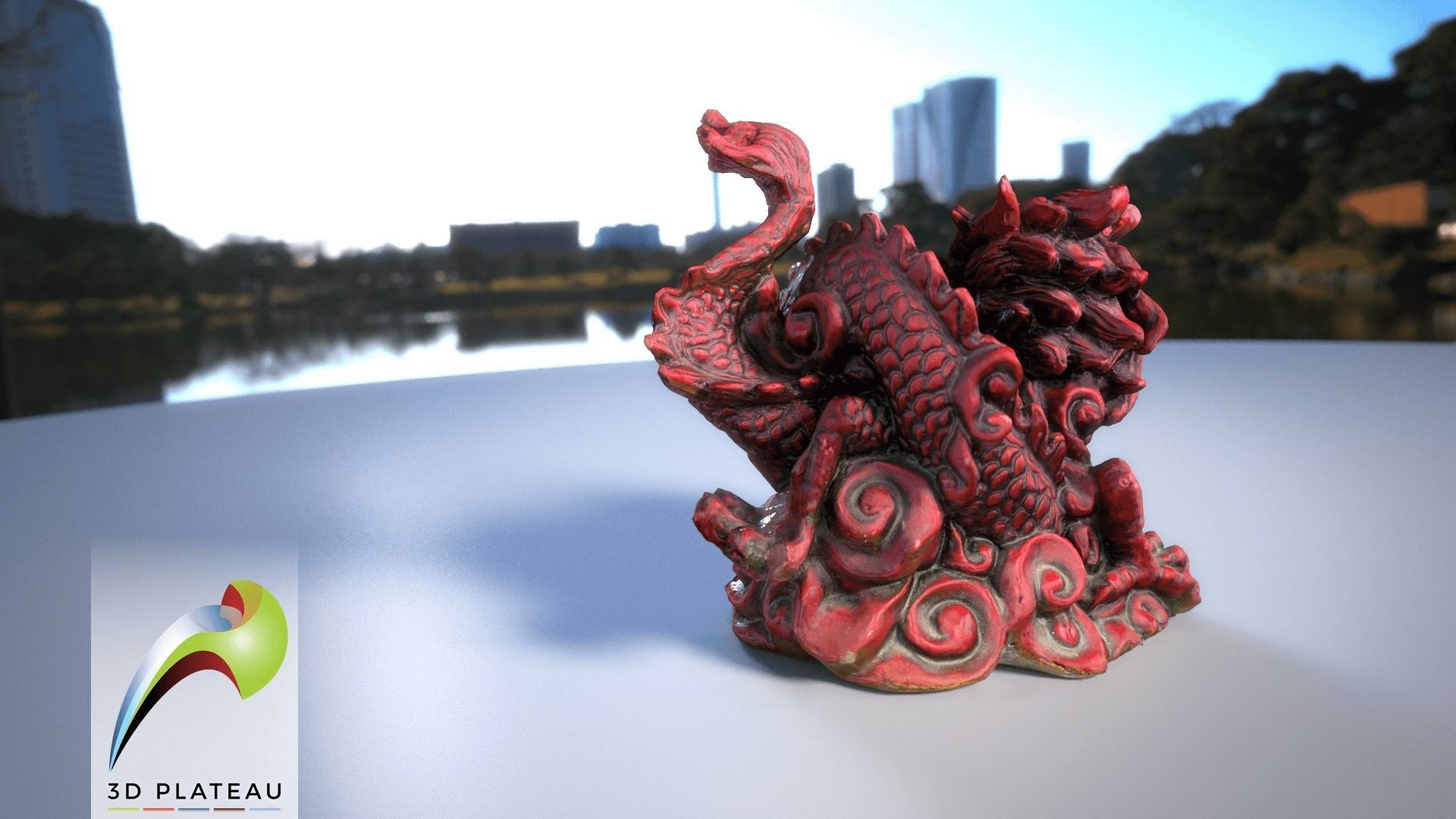 0001-02 Chinese Dragon 3D print model_1