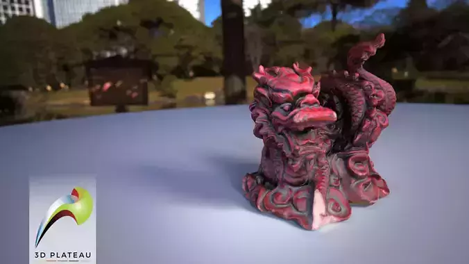 0001-02 Chinese Dragon 3D print model