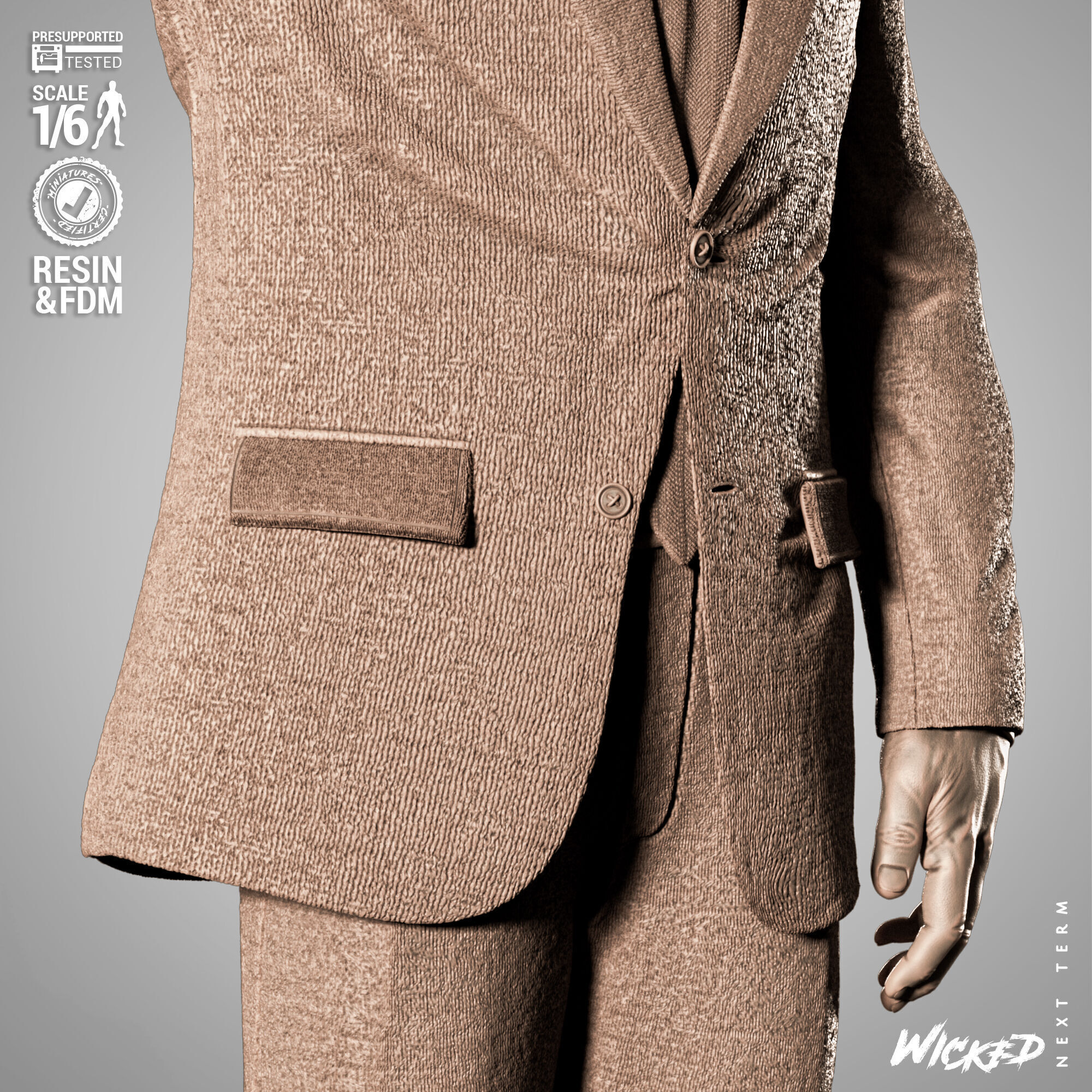 Wicked Marvel Ross Sculpture 3D print model_32