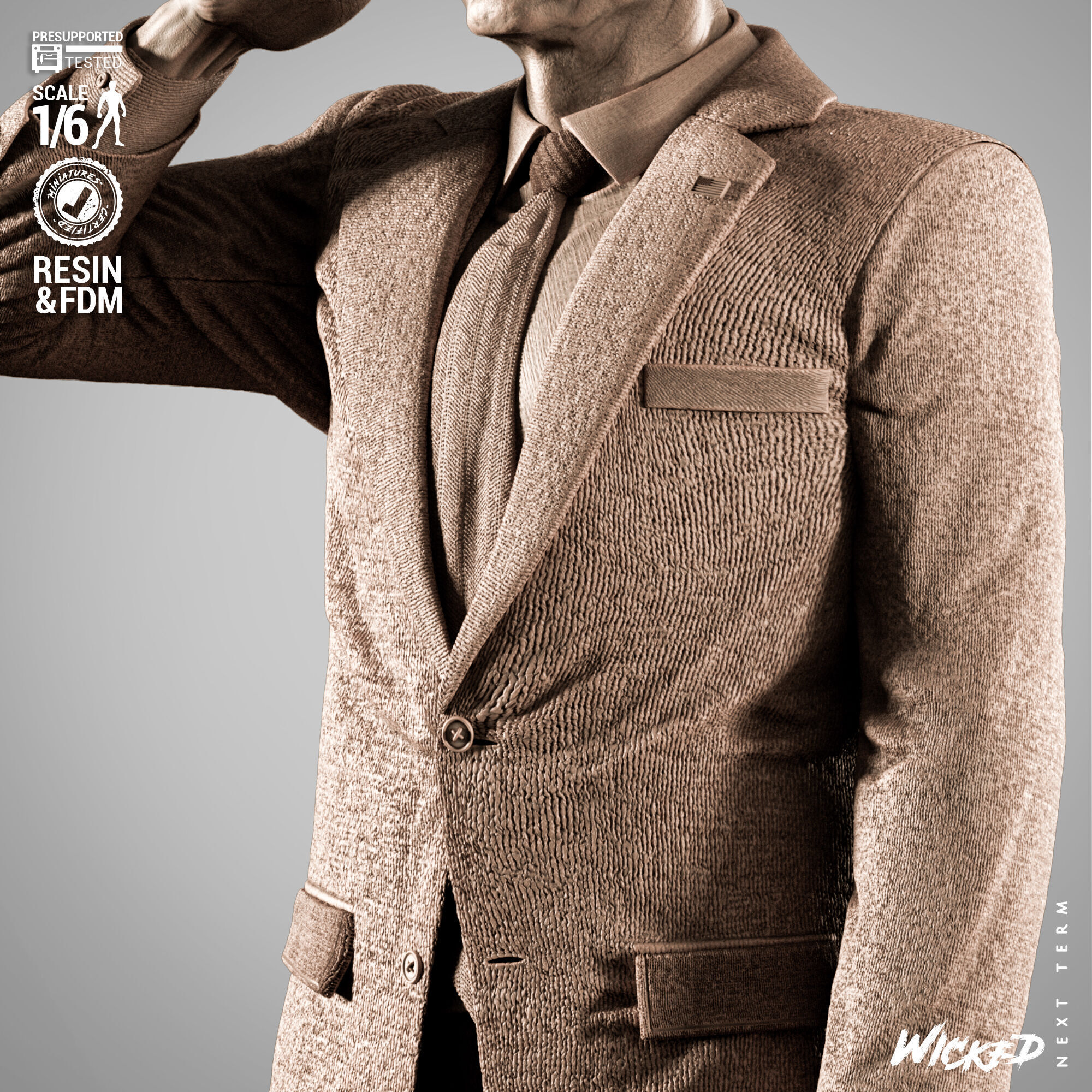 Wicked Marvel Ross Sculpture 3D print model_29