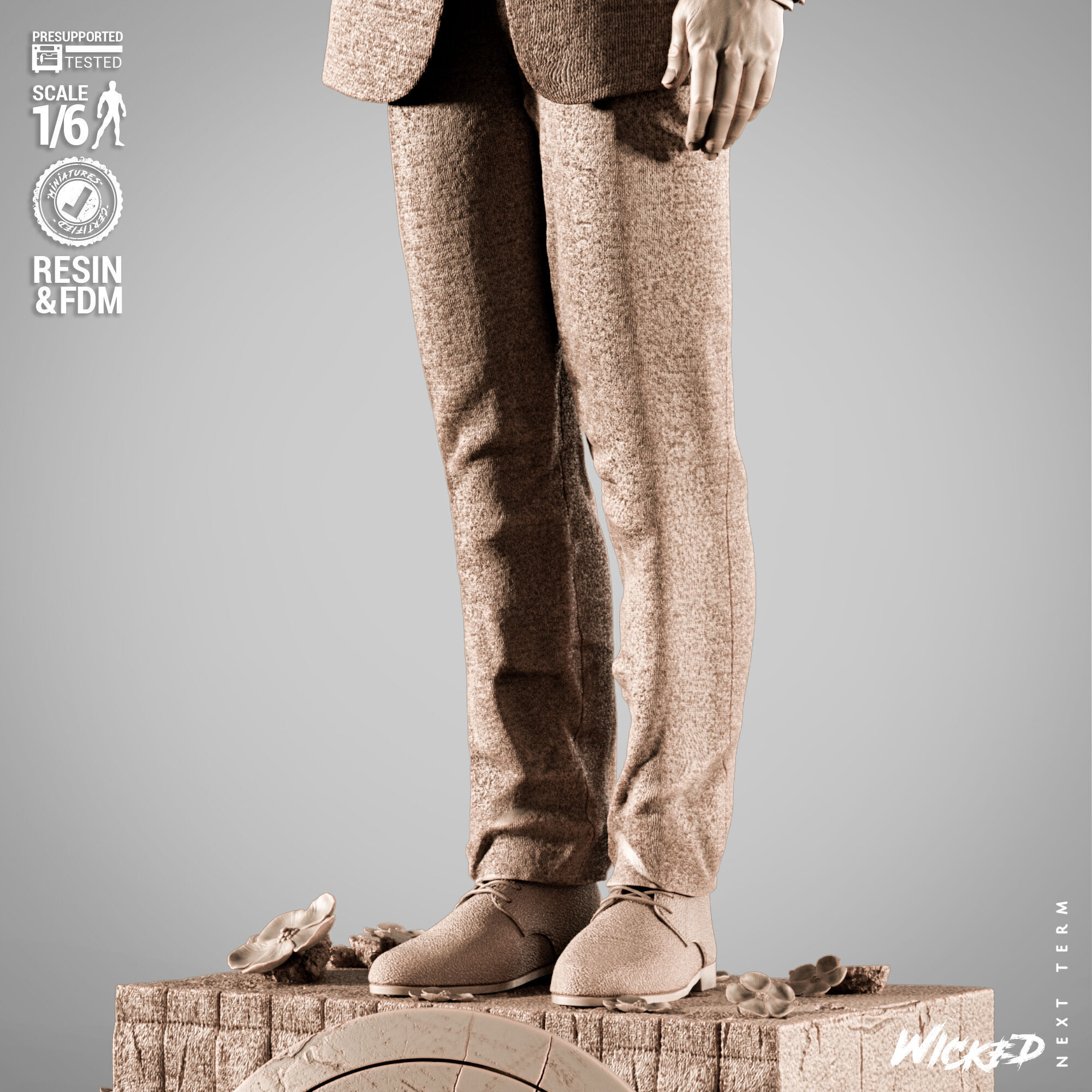 Wicked Marvel Ross Sculpture 3D print model_36