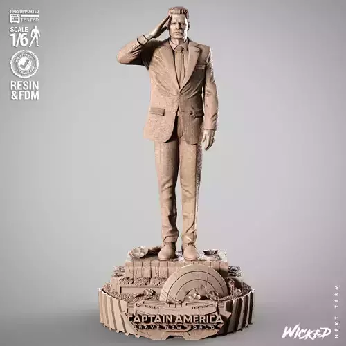Wicked Marvel Ross Sculpture 3D print model
