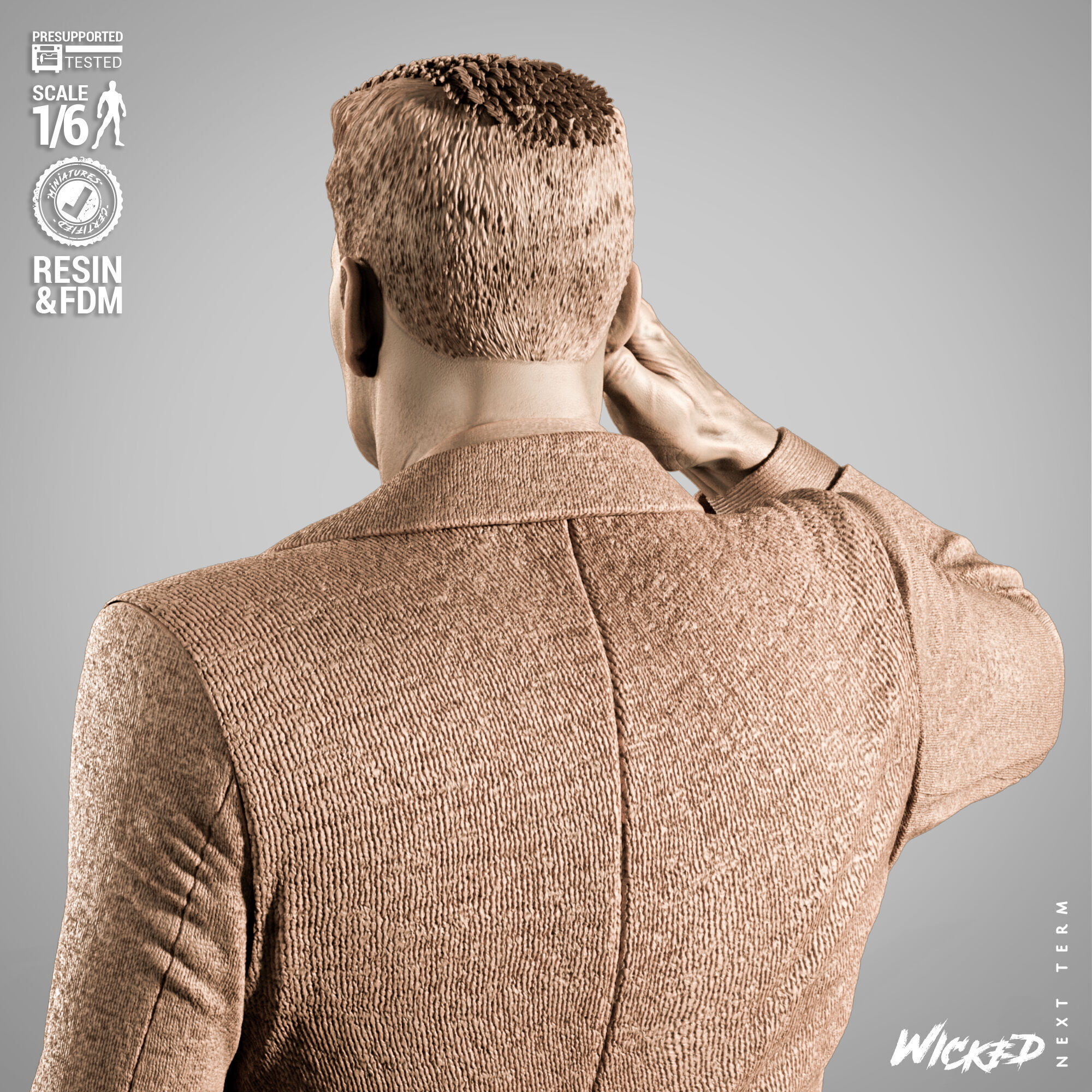 Wicked Marvel Ross Sculpture 3D print model_24