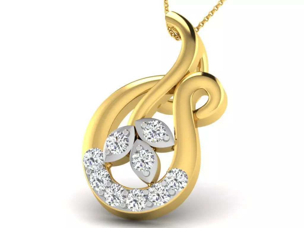 Jewelry 3D Models with render and 3dm stl - DP-5266 3D print model