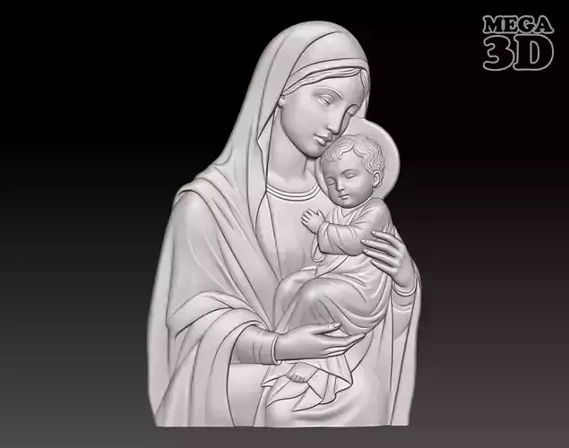 Virgin Mary holding the Infant Jesus - 250604