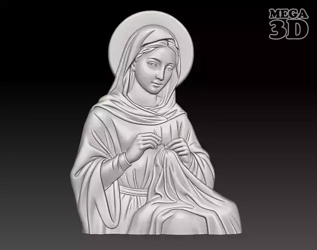 Virgin Mary sewing - 250604