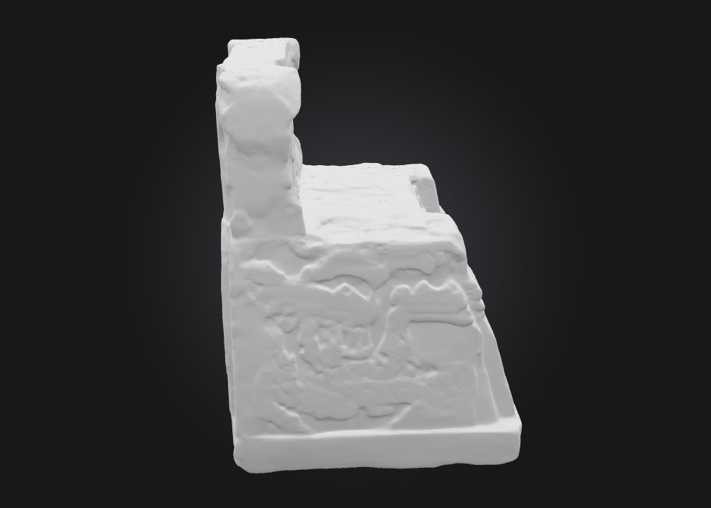 Aztec Stone Altar  Sacred Relic of an Ancient Empire 3D model_9