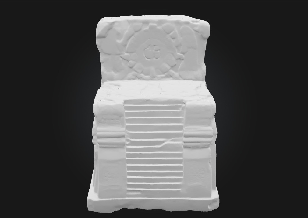 Aztec Stone Altar  Sacred Relic of an Ancient Empire 3D model_8