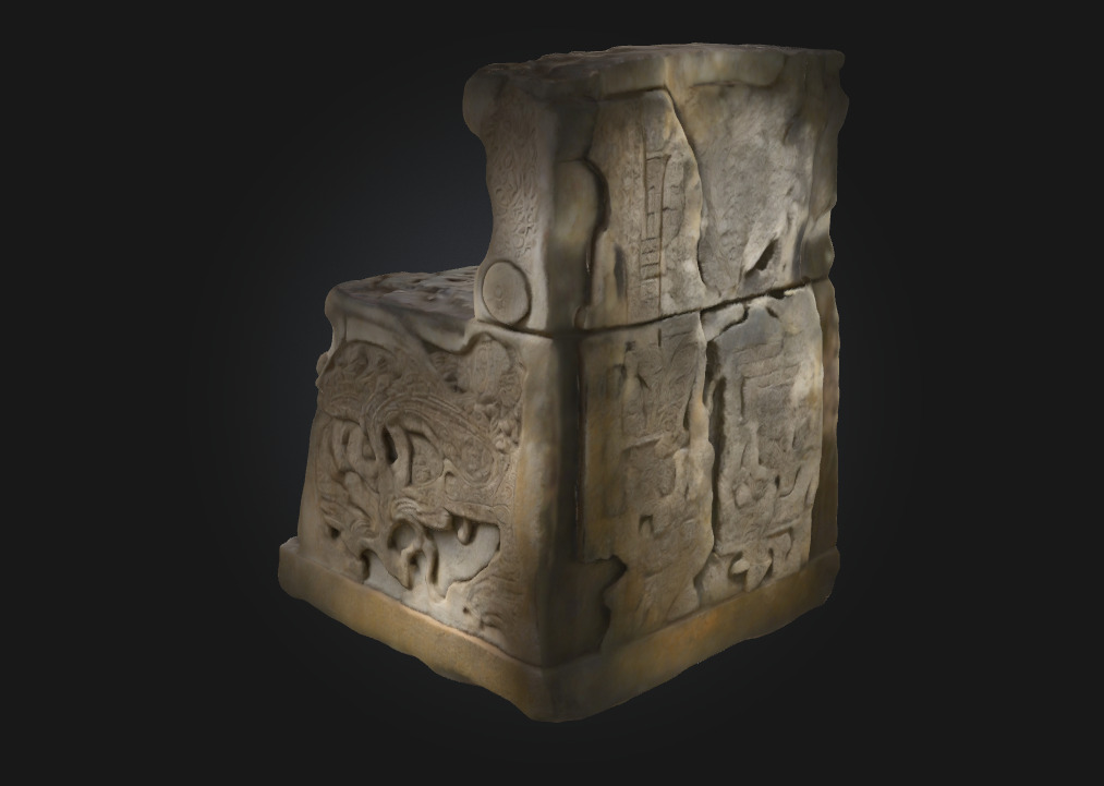 Aztec Stone Altar  Sacred Relic of an Ancient Empire 3D model_4