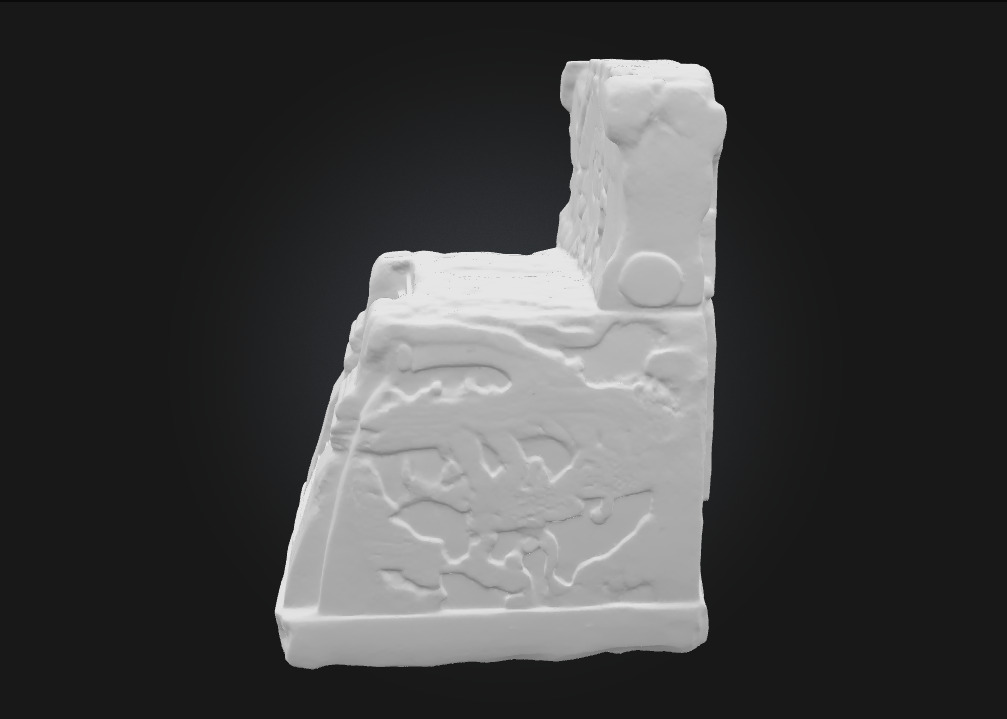 Aztec Stone Altar  Sacred Relic of an Ancient Empire 3D model_11