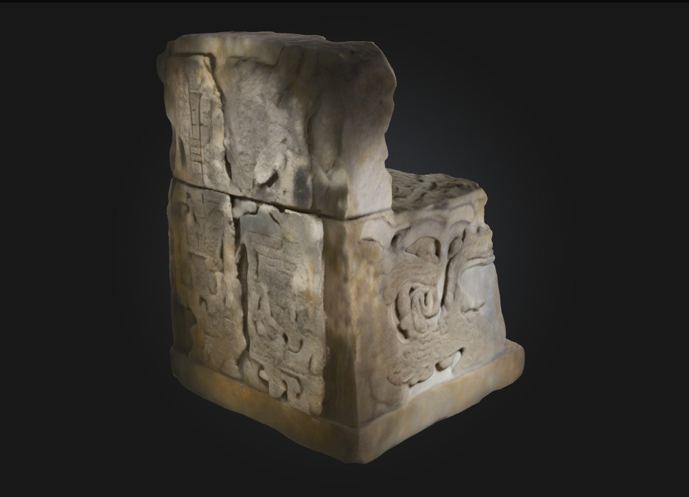 Aztec Stone Altar  Sacred Relic of an Ancient Empire 3D model_3