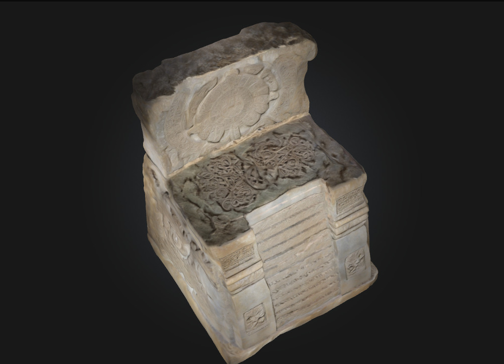 Aztec Stone Altar  Sacred Relic of an Ancient Empire 3D model_7