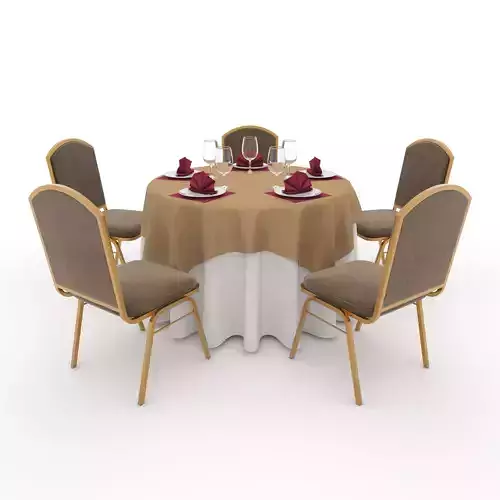 Banquet Table and Chair 09