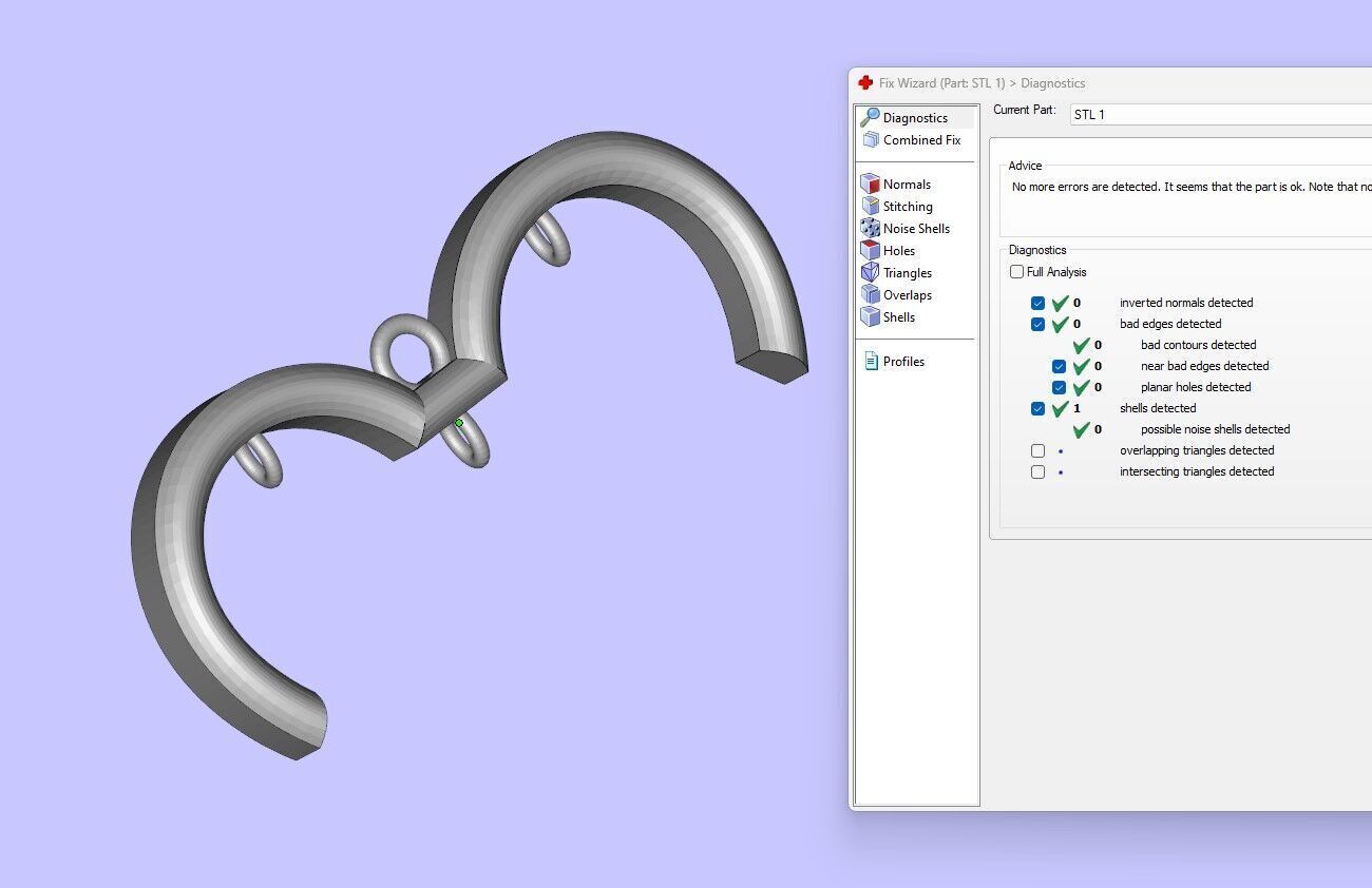 Heart pendant or necklace 3D print model_5