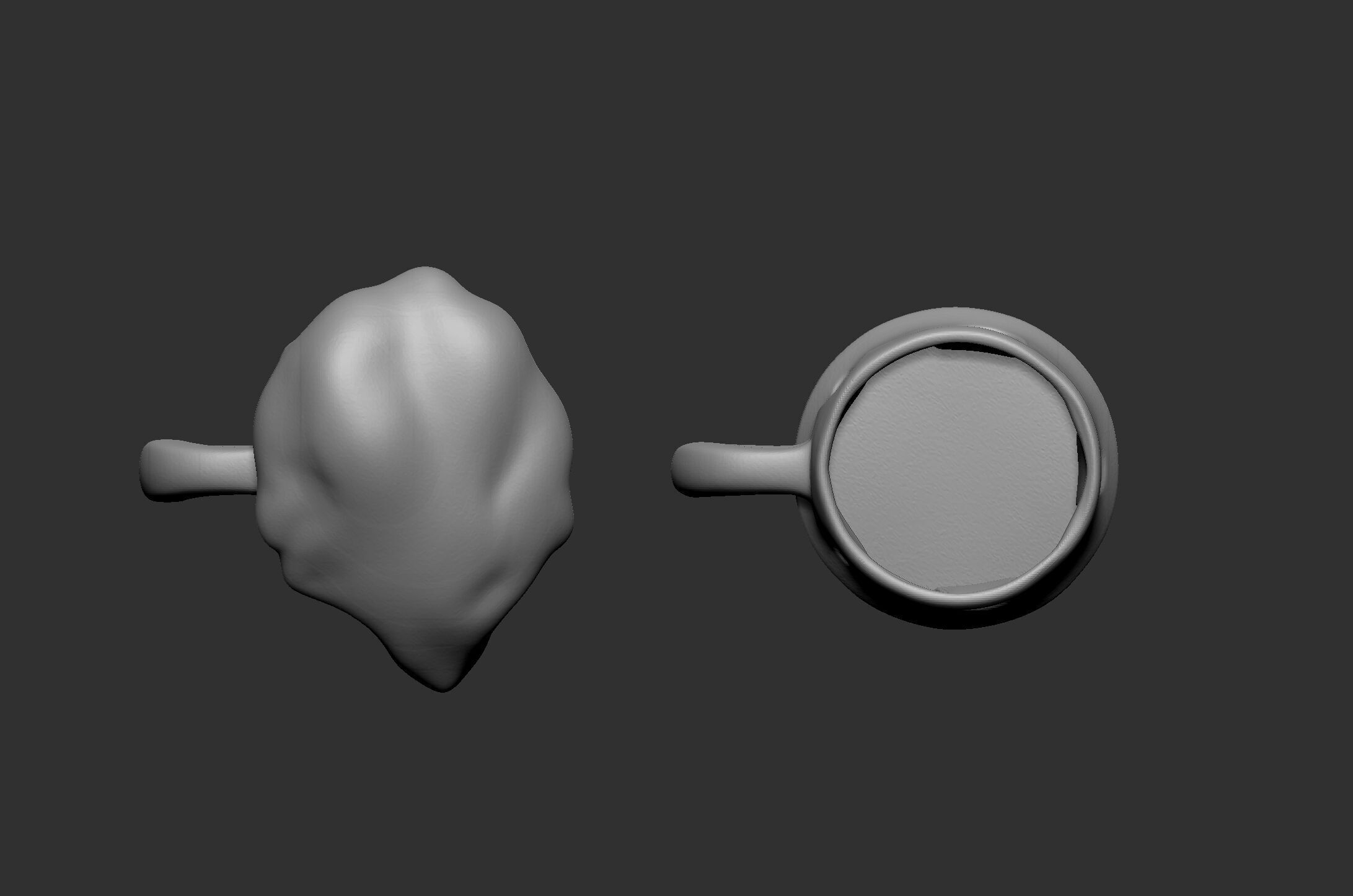 Stylized Beer Mug 3D for 3D print 3D print model_4