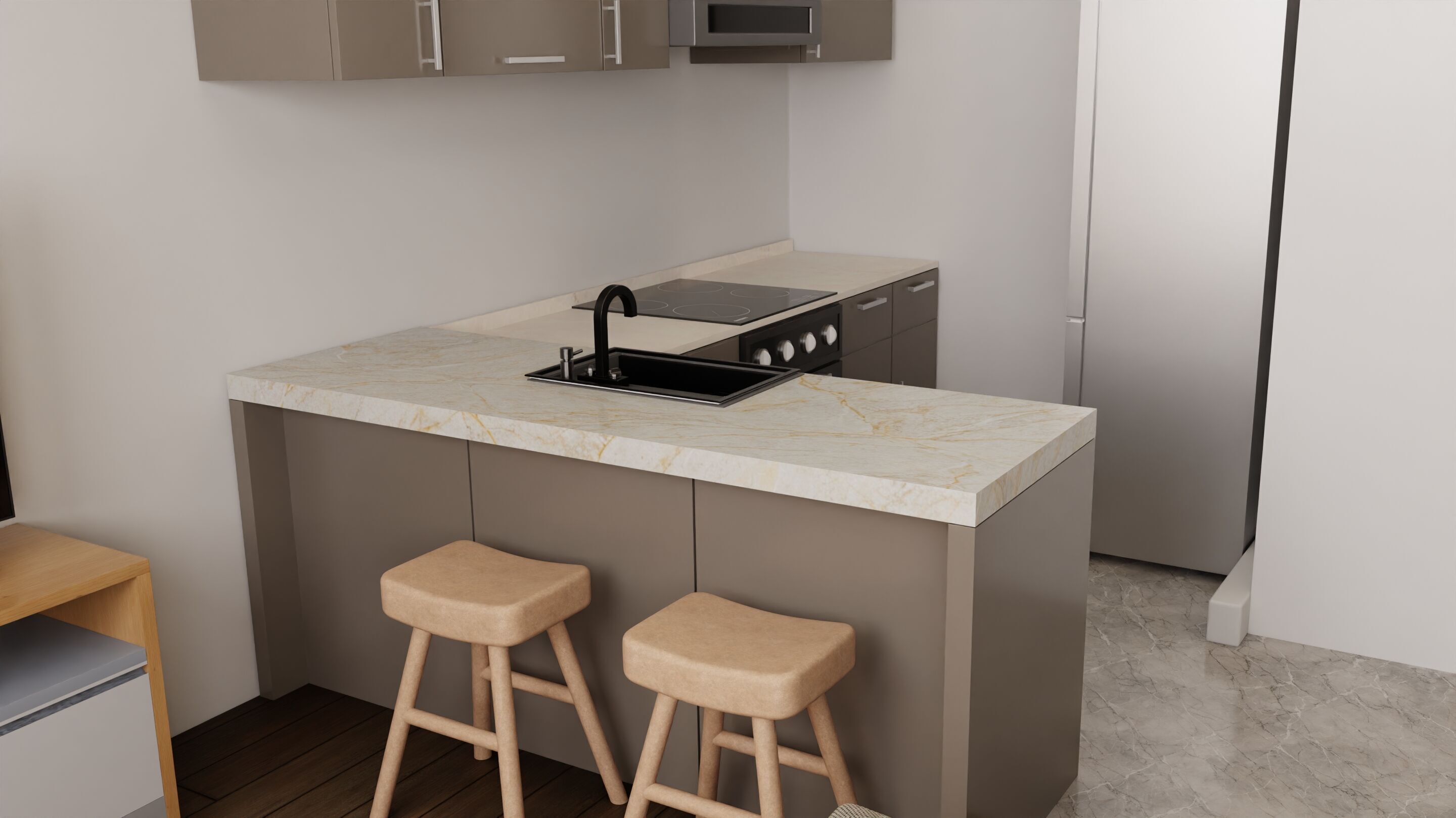 Apartment interior 3D model_3