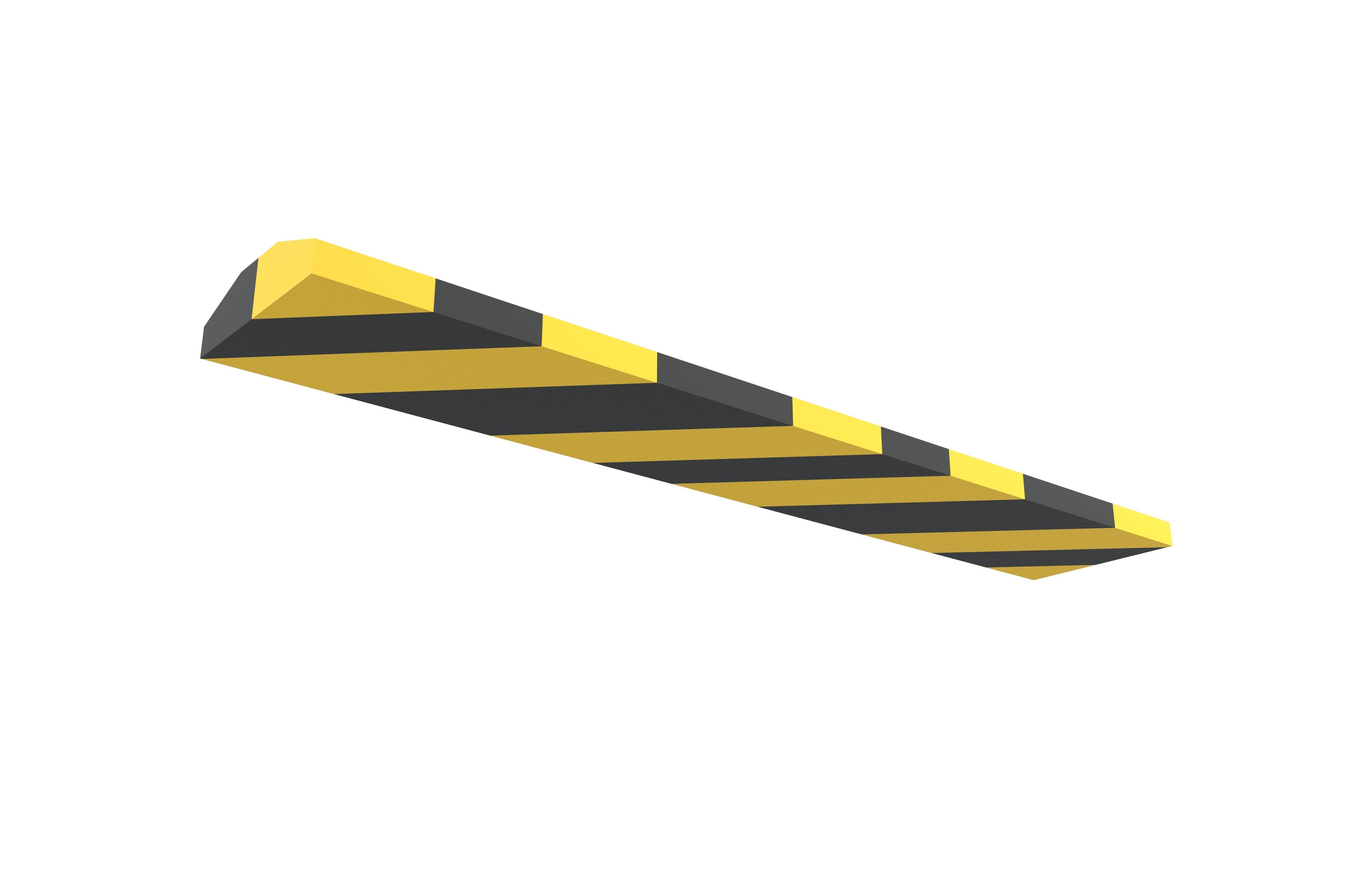 Speed Bump Stop v1 001 Low-poly 3D model_3