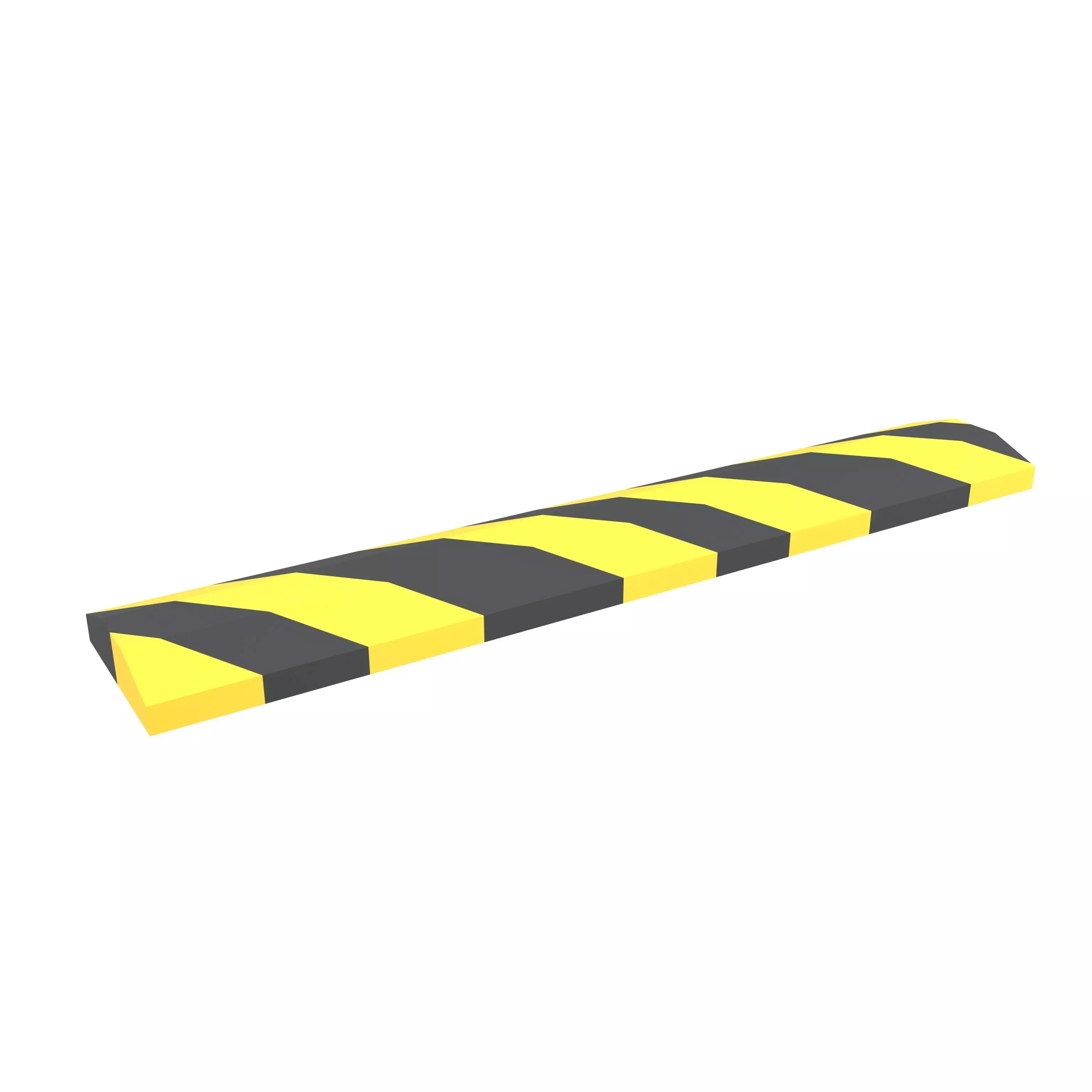 Speed Bump Stop v1 001 Low-poly 3D model_0