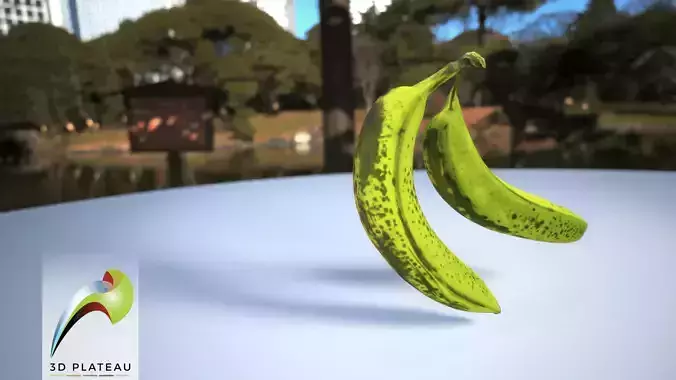 0001-03 Banana 3D print model