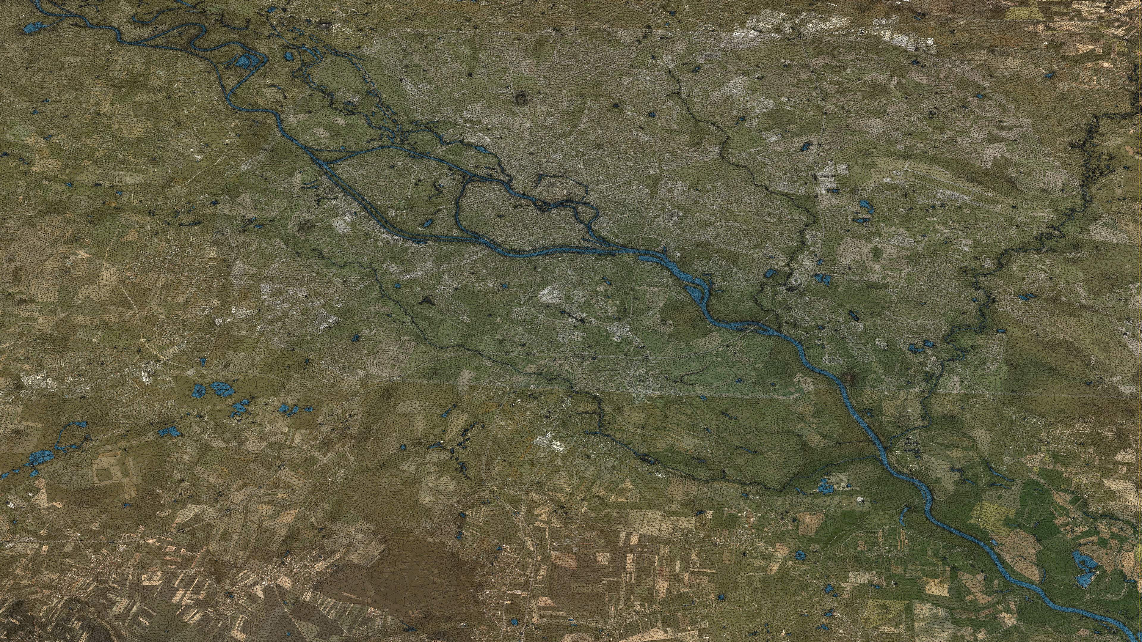 Wroclaw - Topography Terrain 3D City 3D Model Collection_10