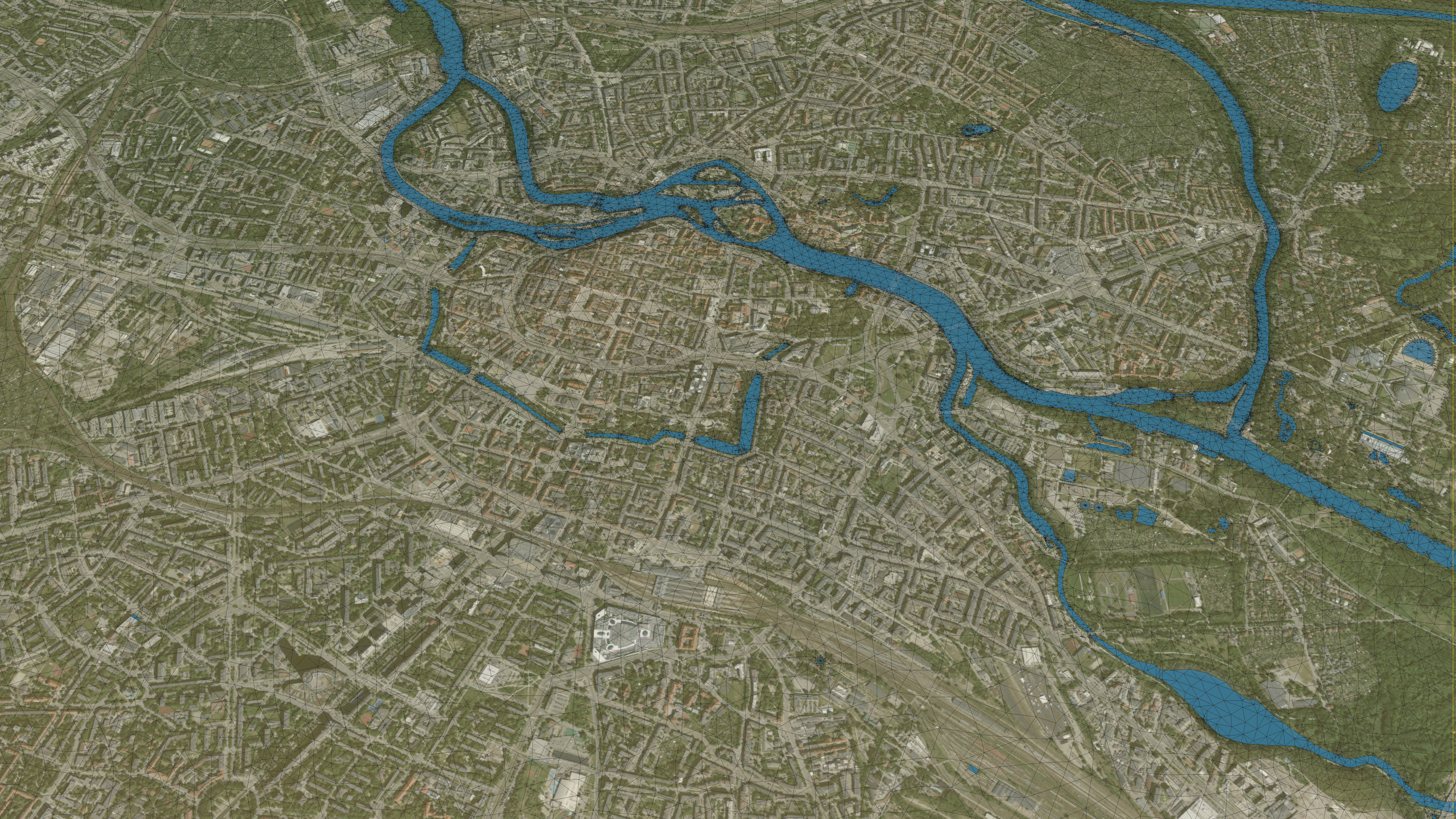 Wroclaw - Topography Terrain 3D City 3D Model Collection_30