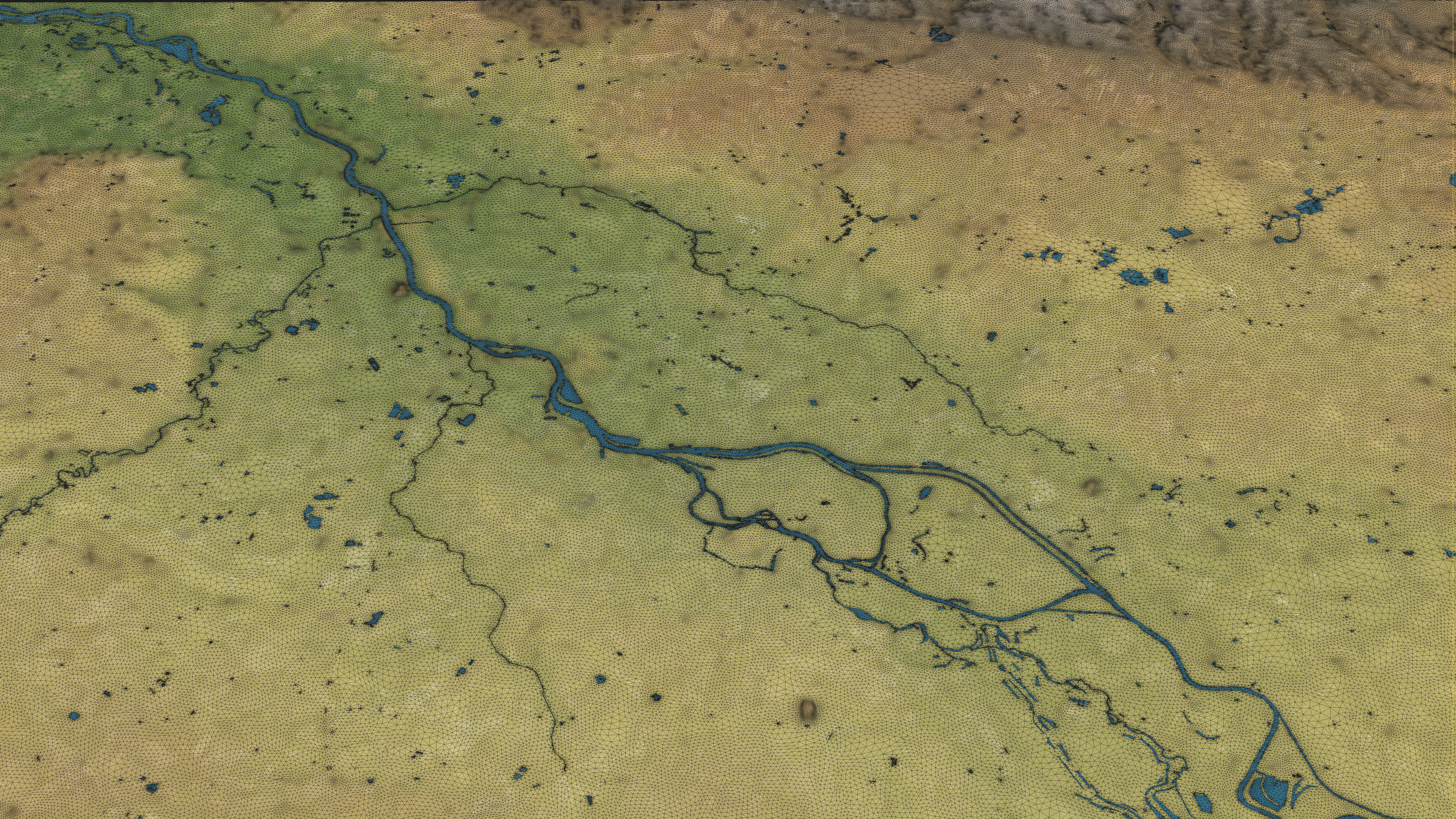 Wroclaw - Topography Terrain 3D City 3D Model Collection_3
