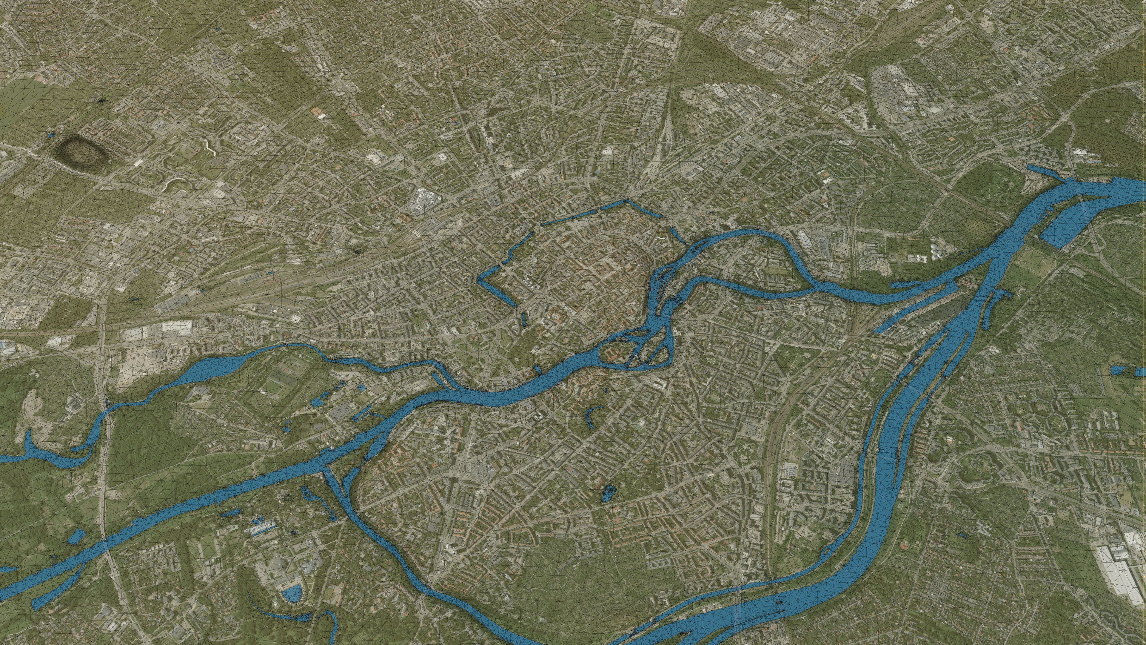 Wroclaw - Topography Terrain 3D City 3D Model Collection_50