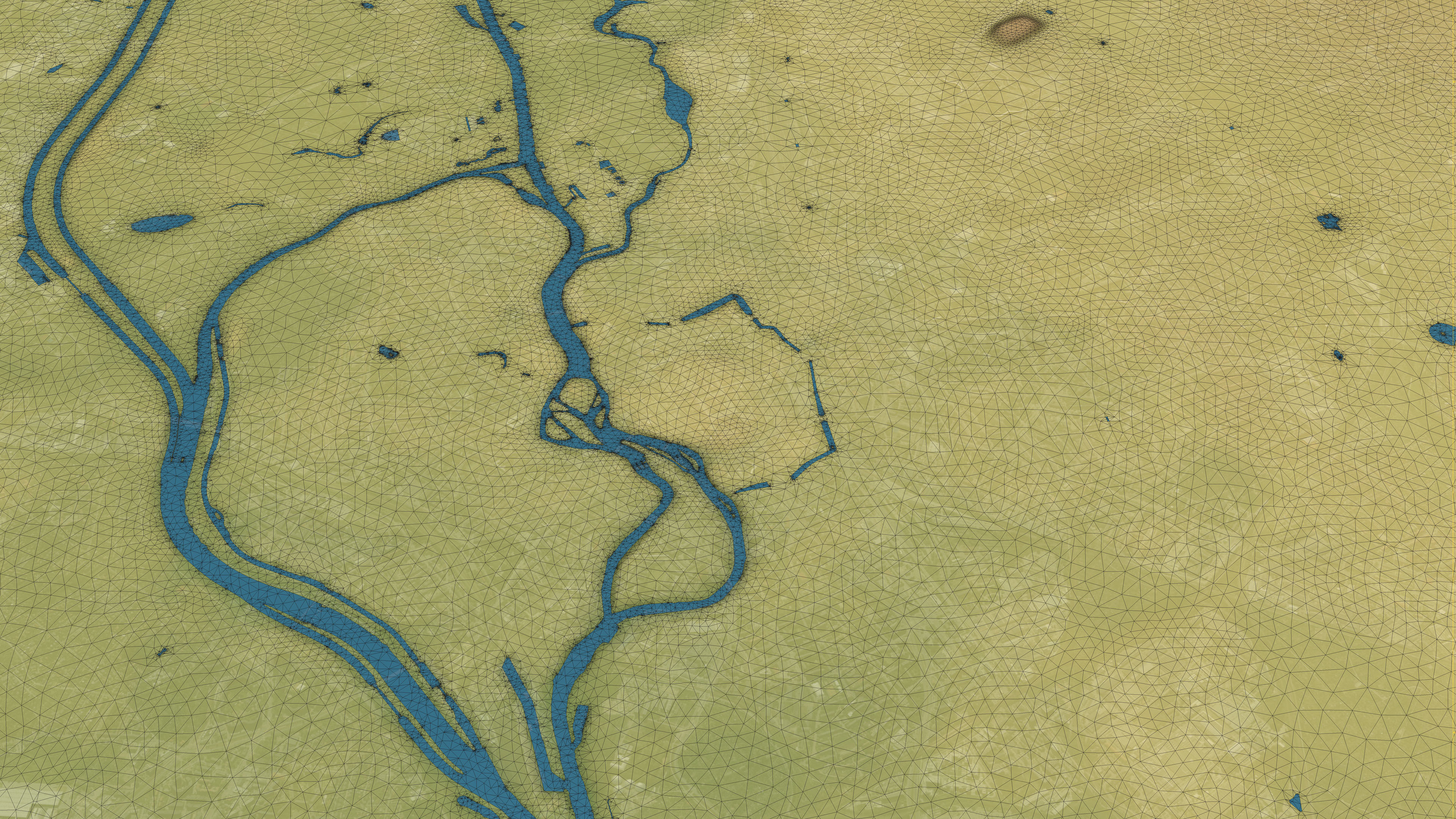 Wroclaw - Topography Terrain 3D City 3D Model Collection_43