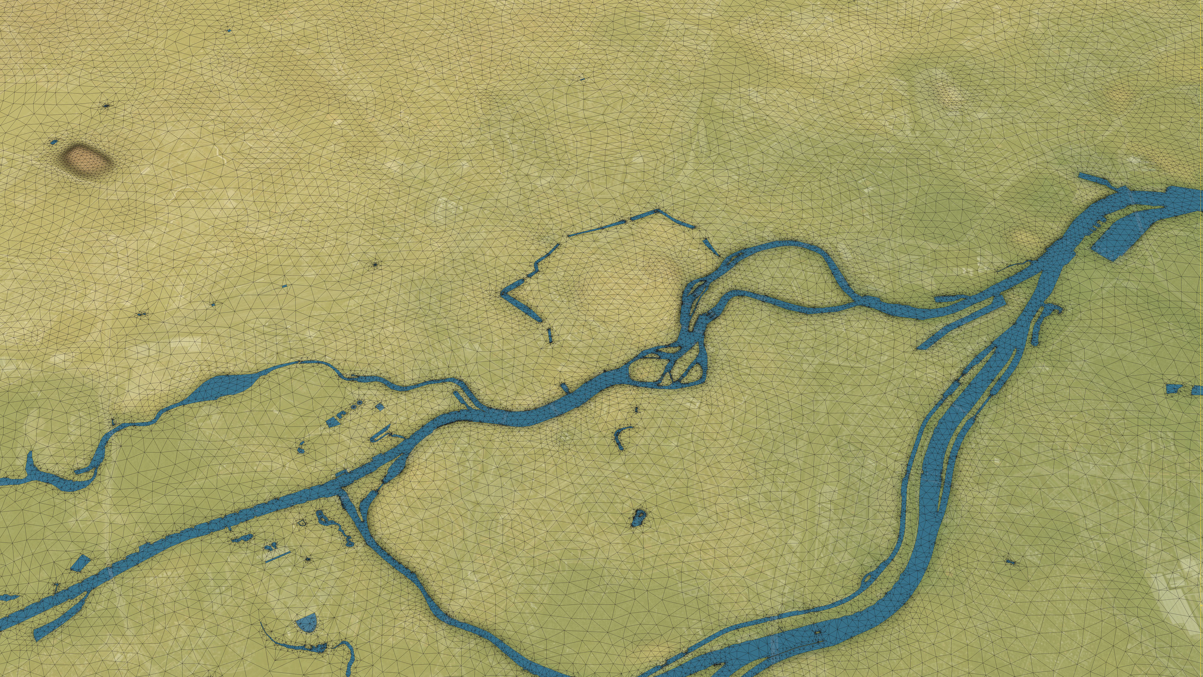 Wroclaw - Topography Terrain 3D City 3D Model Collection_51