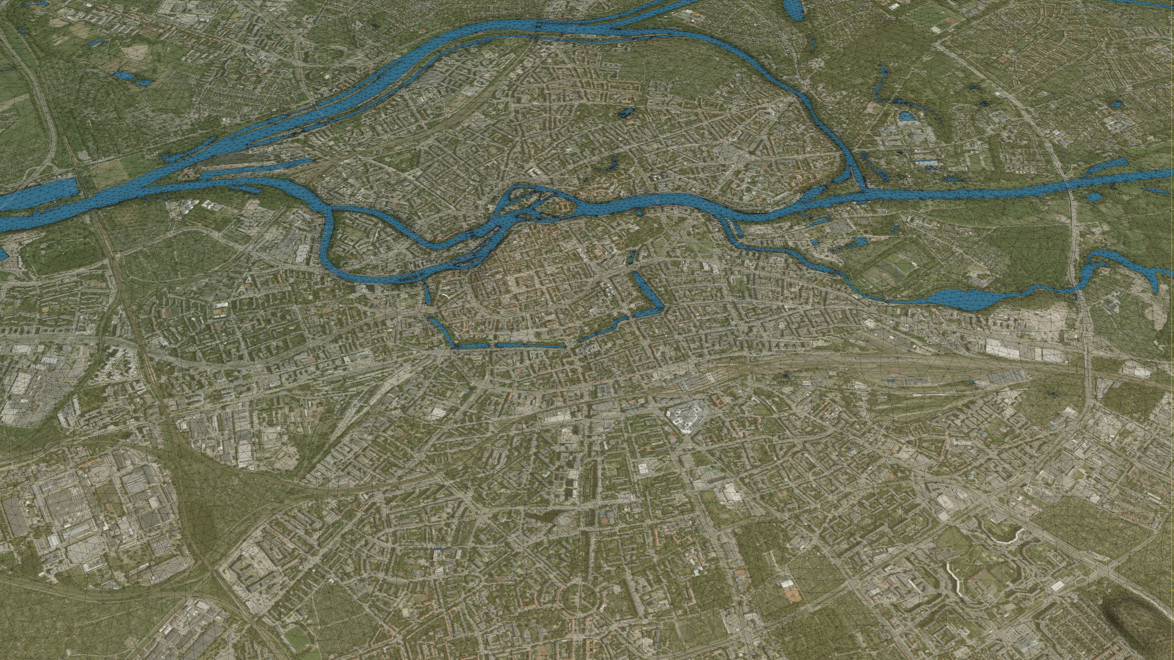 Wroclaw - Topography Terrain 3D City 3D Model Collection_34