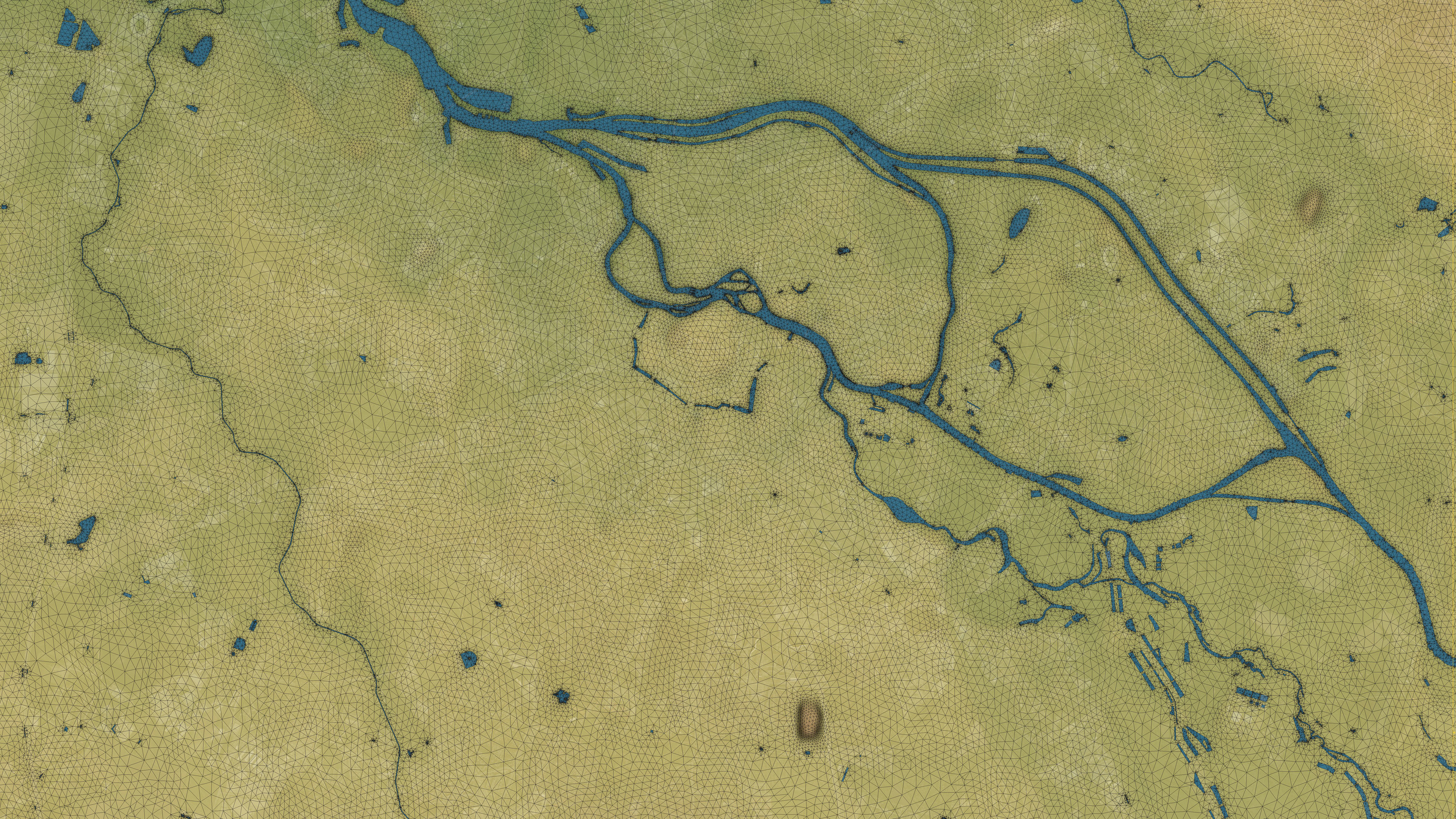 Wroclaw - Topography Terrain 3D City 3D Model Collection_23