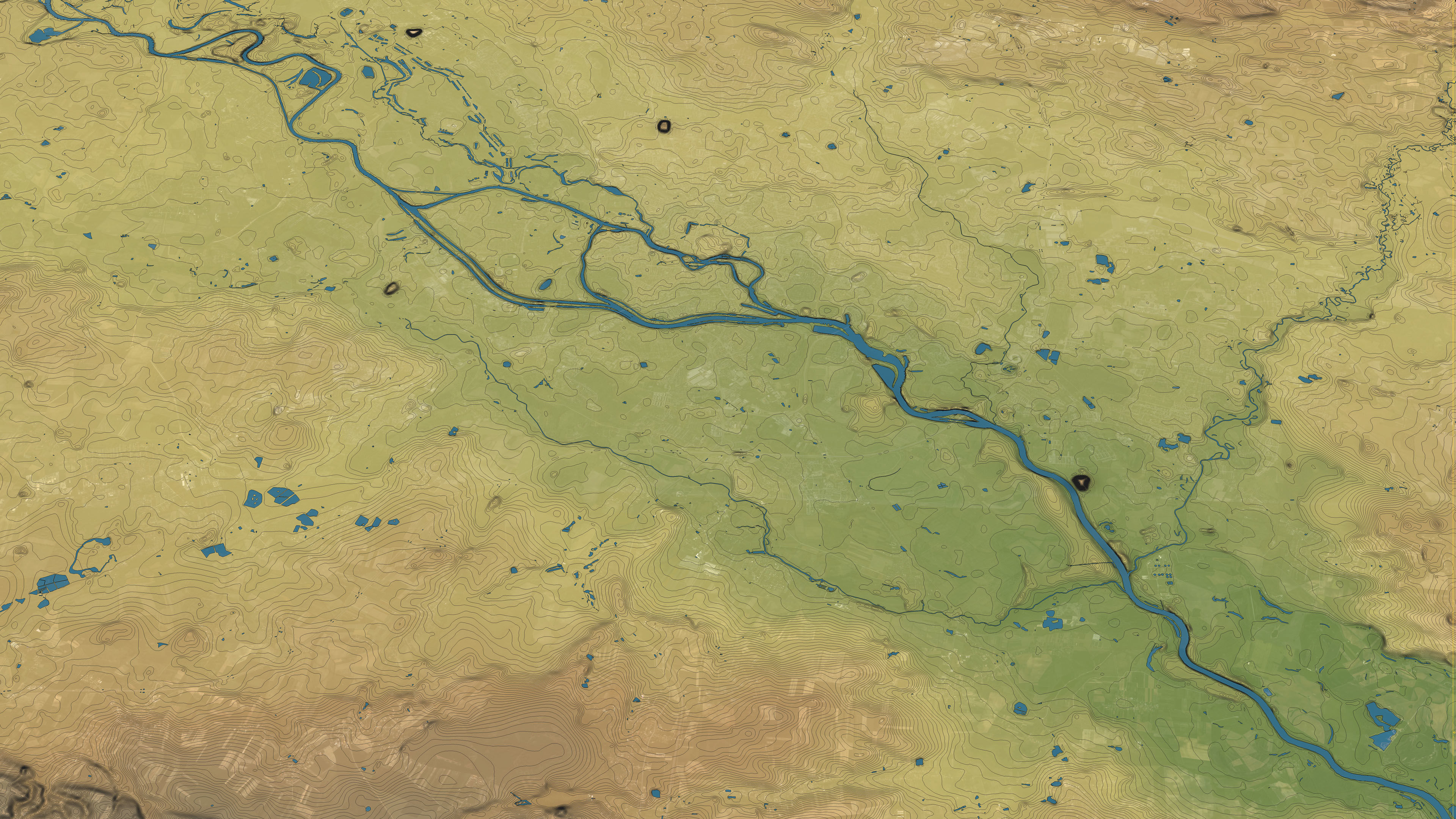 Wroclaw - Topography Terrain 3D City 3D Model Collection_12