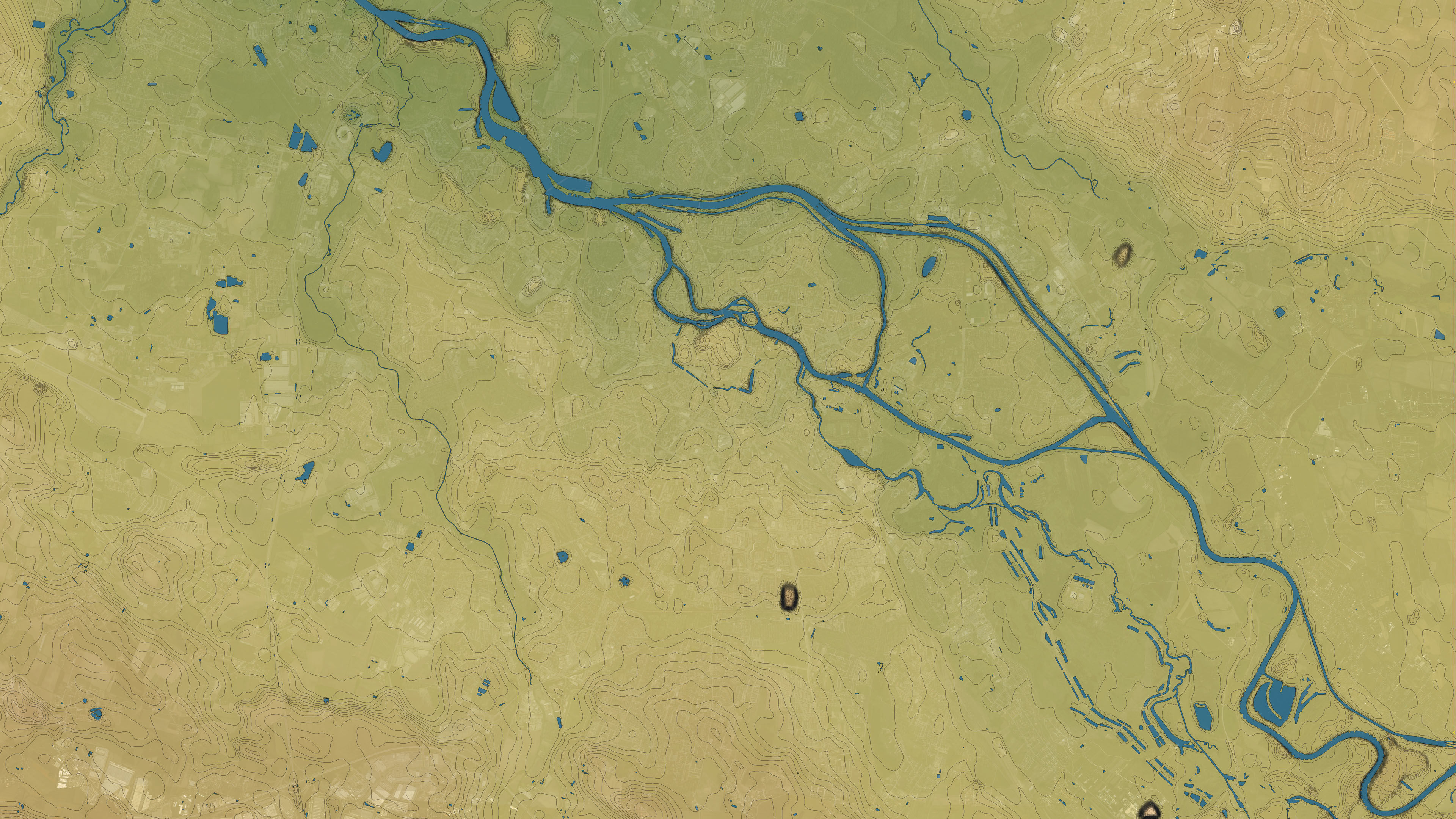 Wroclaw - Topography Terrain 3D City 3D Model Collection_28