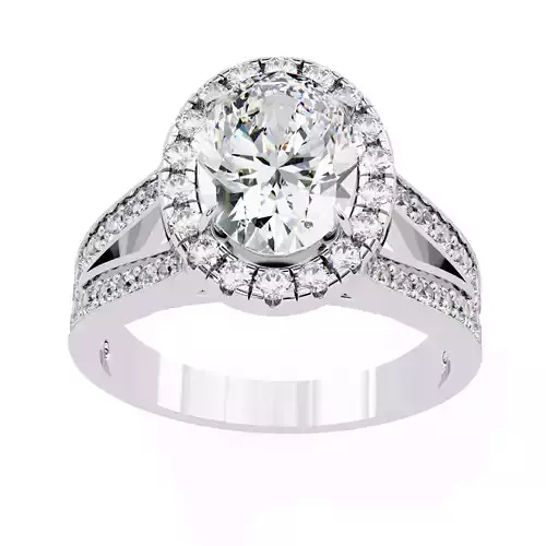 ROUND  DIAMOND RING -CAD-149