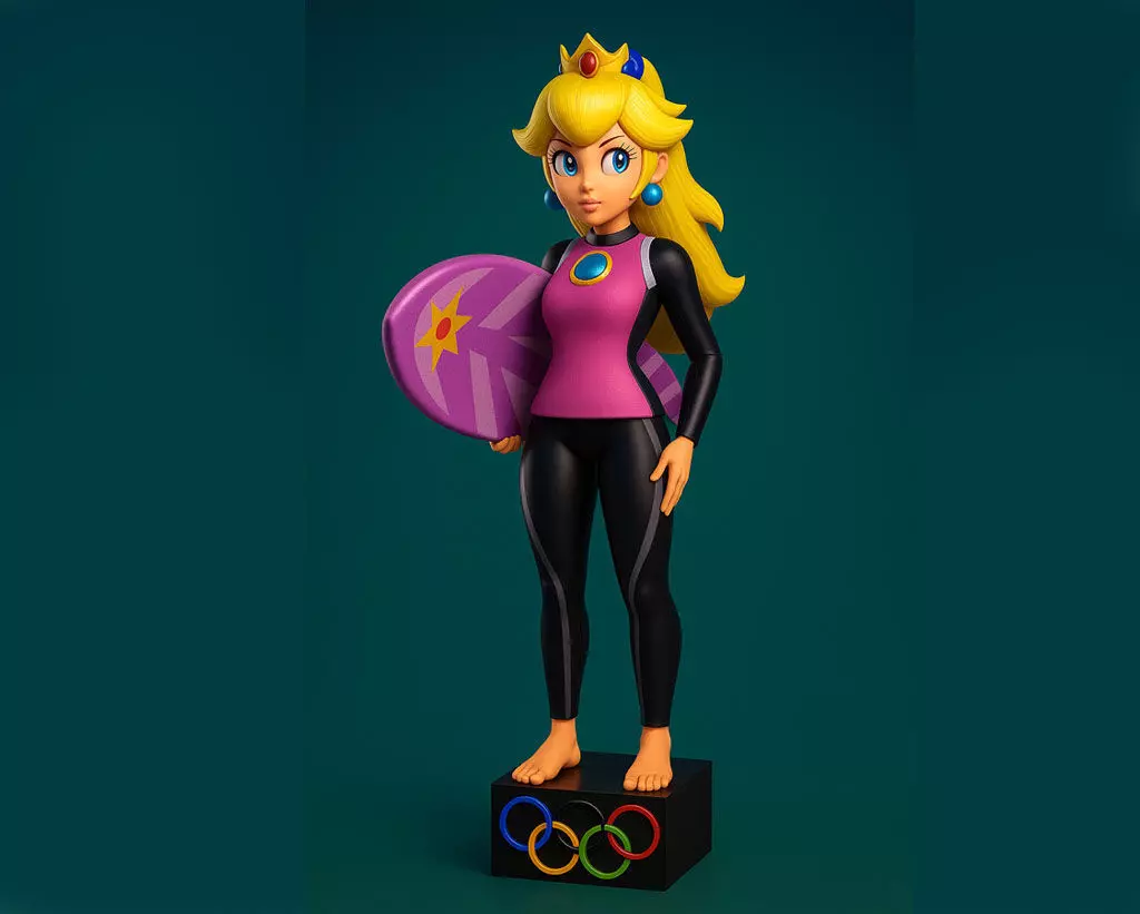 Princess Peaches Surf 3D print model_0